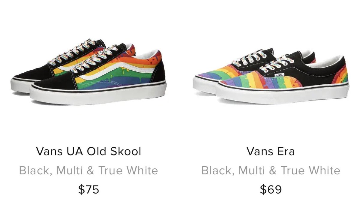 vans era rainbow