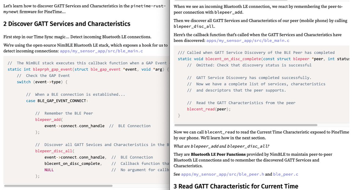 MisterTechBlog's tweet image. Discover #BluetoothLE Services with #NimBLE Stack on #PineTime @ThePine64...

lupyuen.github.io/pinetime-rust-…