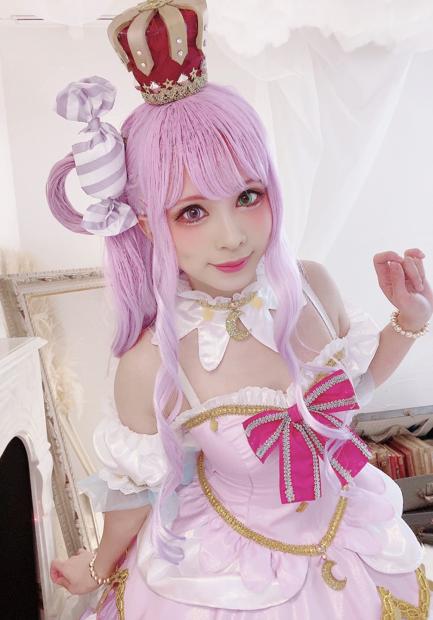 ホロライブ 姫森ルーナ コスプレ衣装ウィッグ付き | ¡Compre en