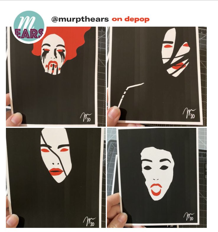 murpthart's tweet photo. Check out my shop!! I’d love to make 50 sales by 2021. #depop #artists #shop #ArtistOnTwitter 

https://t.co/S2gORpgXsH https://t.co/1hCmhzk0UK