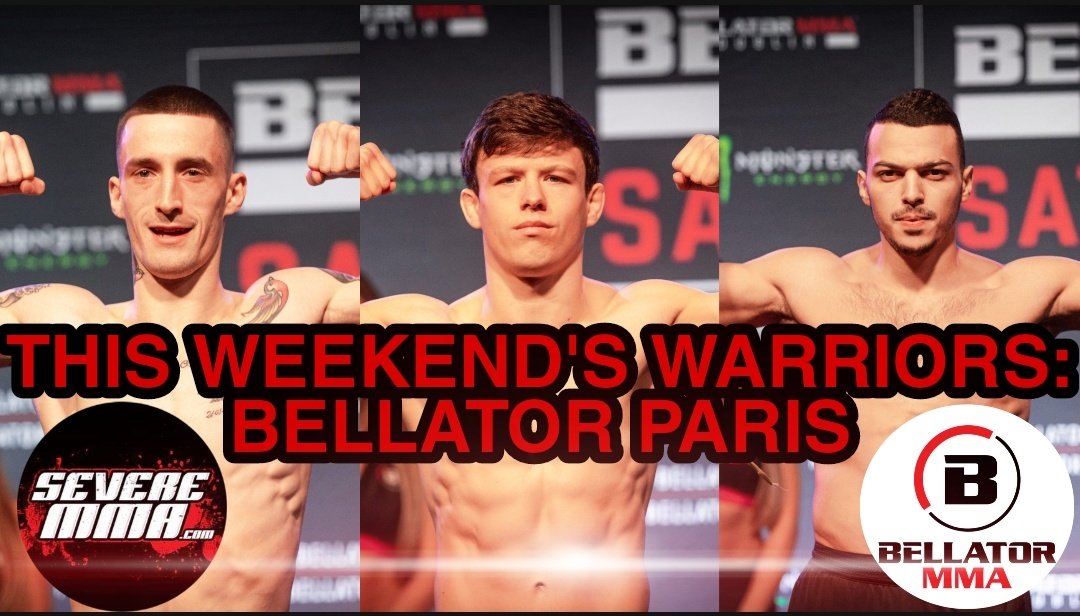 This Weekend’s Warriors: #BellatorParis
-
SBG Ireland's Dylan Logan, Ciarán Clarke, and Ilias Bulaid are in focus as I break down this week's #IrishMMA action. The trio will make history as they compete in the first major MMA event in France tomorrow eve.
 severemma.com/2020/10/this-w…