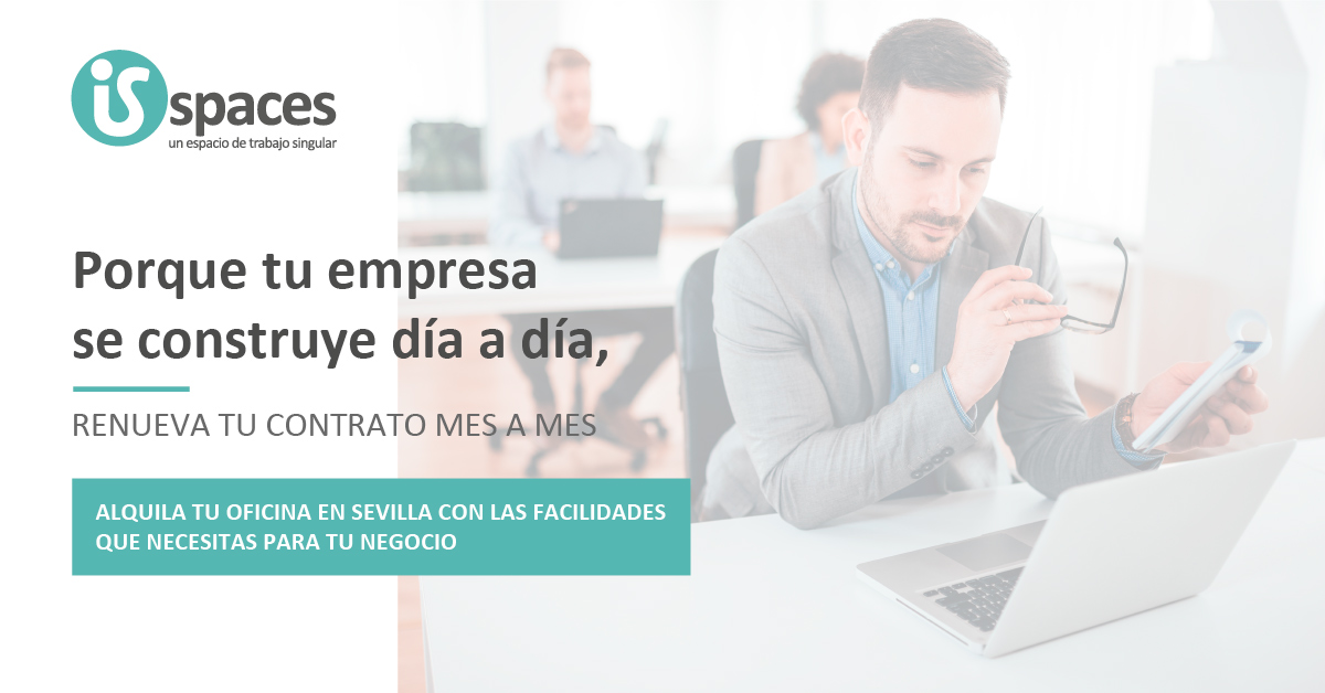 isspaces's tweet image. En iSpaces trabajamos para ofrecerte las mayores facilidades en el alquiler de tu oficina. Por eso, te ofrecemos contratos totalmente adaptados a las necesidades de tu empresa, renovables mes a mes y sin compromiso de permanencia. Infórmate: oficinasalquilersevilla.com
#oficinas