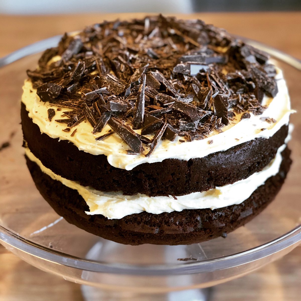 Rich chocolate &amp; Baileys cake for the weekend. Or maybe just for today 🤔 #weekendtreat #lovebaking #chocolateheaven