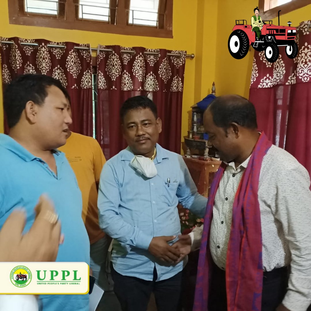 TheUPPLOfficial's tweet photo. People from different ethnic groups continue to join the UPPL.  Today, Shri Akila Purti, former President and current Advisor of Udalguri district All Adivashi Student Association, formally joins the UPPL party and strengthens the party's base.

#JoinTheChangeBTR https://t.co/WSQe5BPIJE
