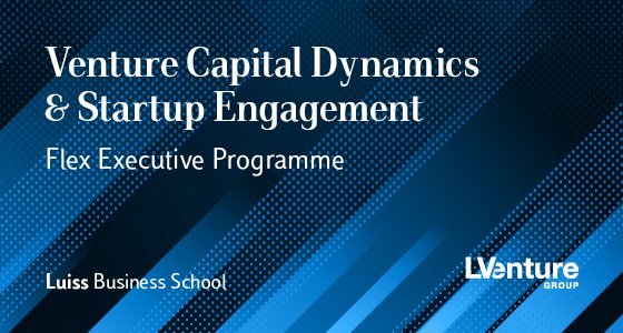 LVenture Group (@lventuregroup) on Twitter photo 🟢 Aperte le iscrizioni al Flex Executive Programme Venture Capital Dynamics & Startups Engagement di
<a href="/LuissBusiness/">Luiss Business School</a> in collaborazione con LVenture Group.
Il percorso fornirà le best practice per operare nel mondo del #VentureCapital e delle #startup 👇
businessschool.luiss.it/landing/flex-v… 🟢 Aperte le iscrizioni al Flex Executive Programme Venture Capital Dynamics & Startups Engagement di
<a href="/LuissBusiness/">Luiss Business School</a> in collaborazione con LVenture Group.
Il percorso fornirà le best practice per operare nel mondo del #VentureCapital e delle #startup 👇
businessschool.luiss.it/landing/flex-v…