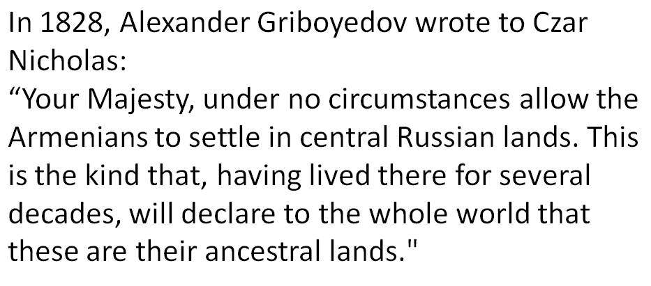 7/ And lastly-lastly, and offensive (yet somehow true) letter from a Russian diplomat Griboyedov to Czar Nikolas, sent about 200 years ago, which sheds light on today's situation in Karabag: