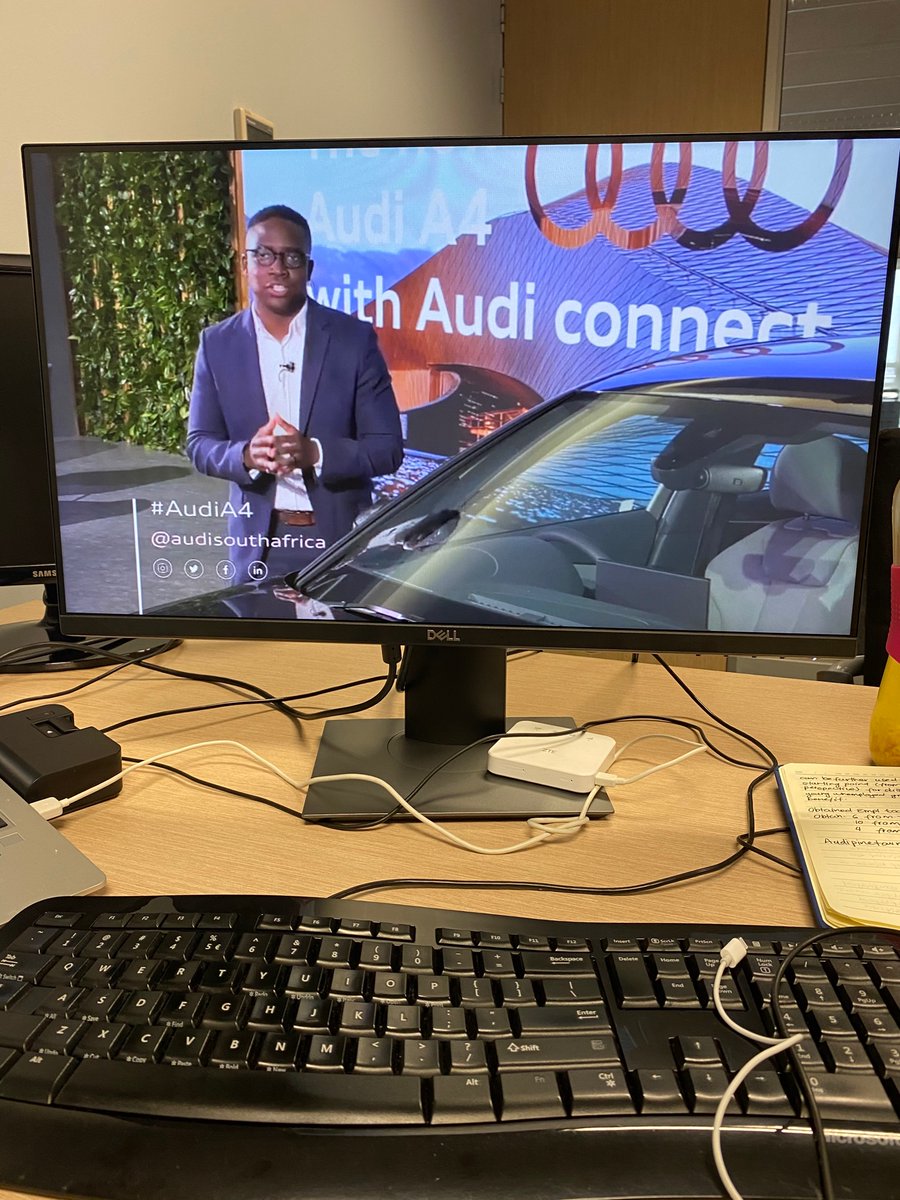 KeaPitsi's tweet photo. It’s launch time!! 

@Franthemotorist @audisouthafrica 
#A4 #AudiA4!!! 

Tune in on our YouTube page! https://t.co/xQJjvvuphS