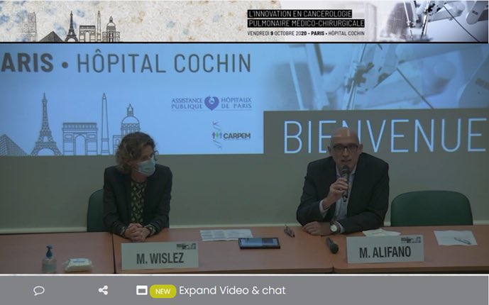HopitalCochin's tweet photo. [🔴CONGRÈS DIGITAL] 
« L'innovation en cancérologie pulmonaire médico-chirurgicale » à suivre toute la journée en direct 👉 https://t.co/8TWQfkkxtx
Un événement organisé par les Prs @AlifanoMarco @MarieWislez @HopitalCochin @APHP
#ICPM2020 https://t.co/Tb1yeBmhxF