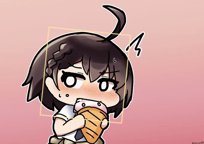 ソフトクリームを3分の2くらいまで食べたところで
ブレマートンのカメラが自分に
向けられていることに気付いたボルチモア

#アズールレーン #アズレン #碧藍航線  #AzurLane  #ボルチモア 