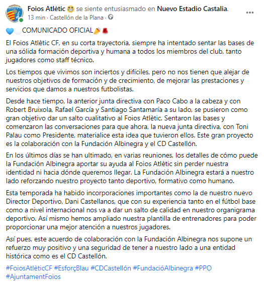 Foios Atlètic CF tweet media