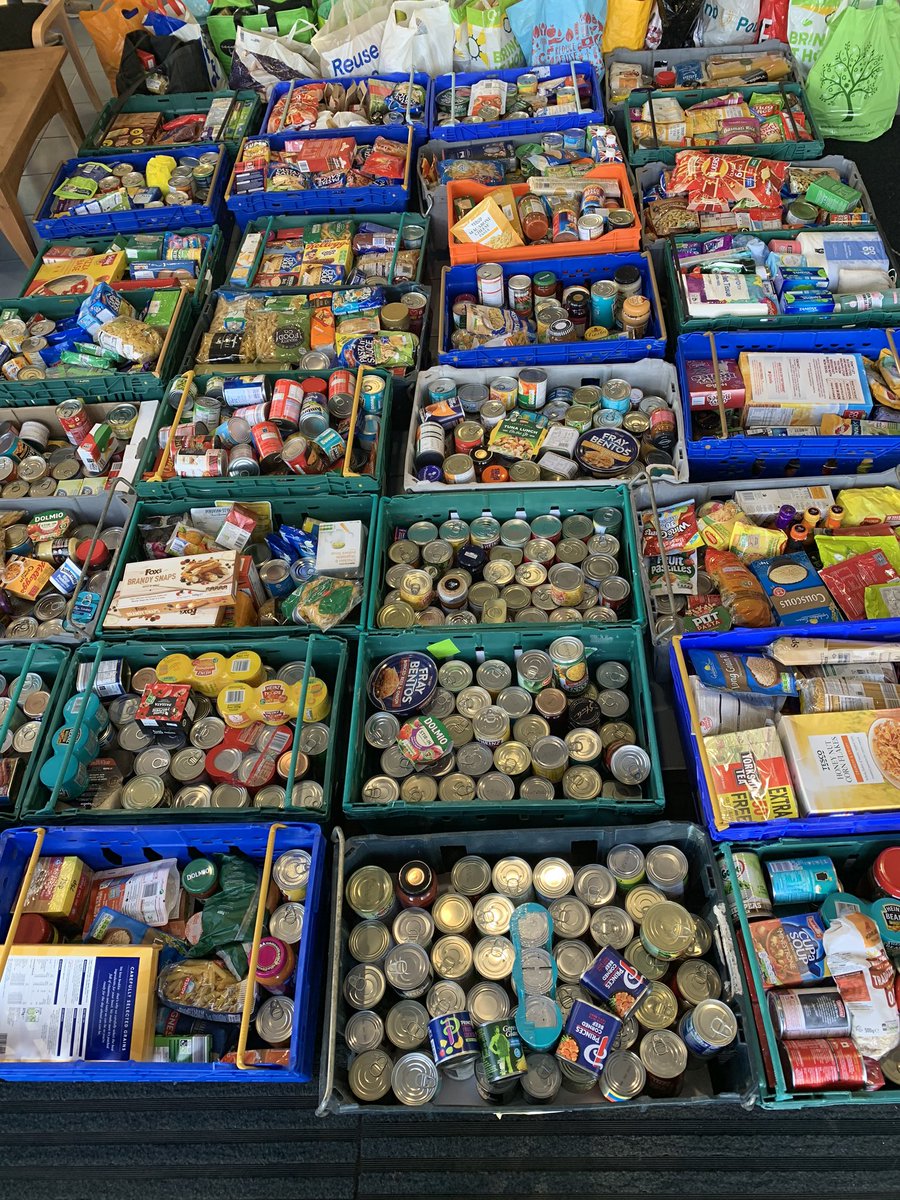 AlvaAcademy's tweet photo. An absolutely wonderful start to the last day of term.  A record collection of donations for @TheGateCharity Alva Academy at its very best doing something special for others.  So very proud.  #service #determination https://t.co/pEl79E5fQM
