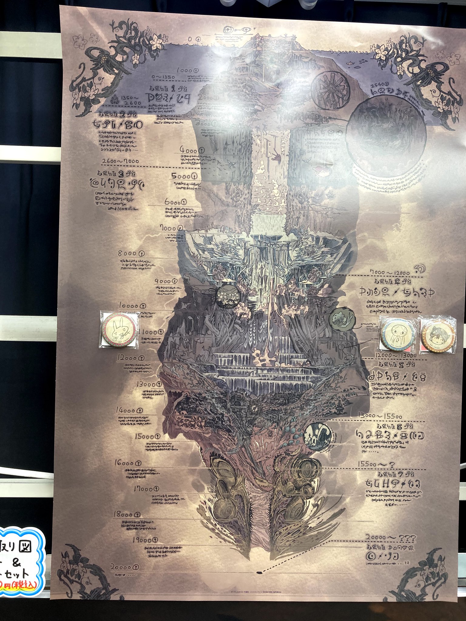劇場版メイドインアビス 深き魂の黎明 奈落見取り図 ジグソーパズル 劇場版メイドインアビス 深き魂の黎明 奈落見取り図 ジグソーパズル