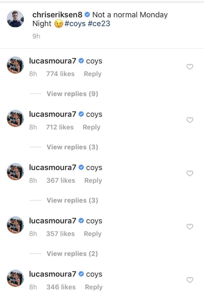 thfcFarouk's tweet image. Lucas Moura is something else on Instagram