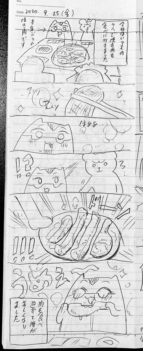 漫画日記を描いて面白かったやつ 