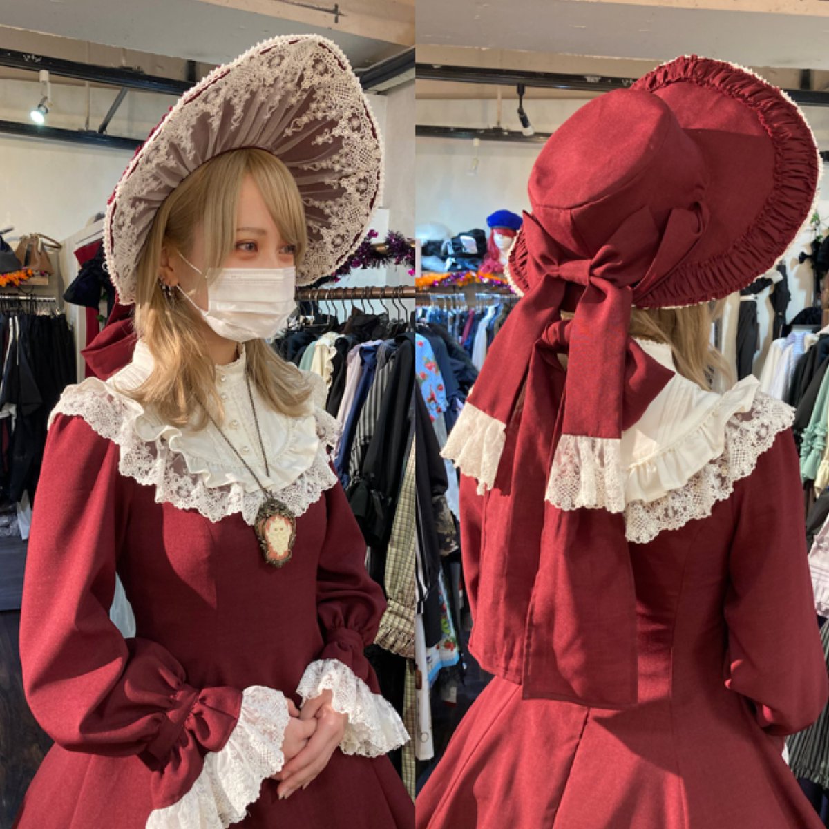 ❣️スタッフ着用❣️ 【Baroque】 Magnoliaシリーズのワンピース（S