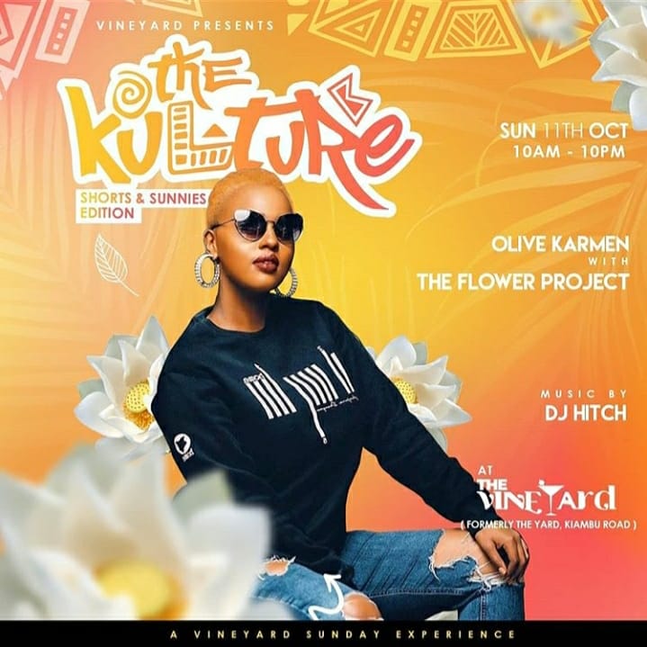 FlowerProjectKE's tweet image. Listen! What goes with shorts and sunnies on a Sunday afternoon? Good food, great vibes and MUSIC! See @OliveKarmen is all ready in the mood! So catch us this Sunday afternoon @vineyardkiamburd  Feels so good to be back! Karibuni sana!