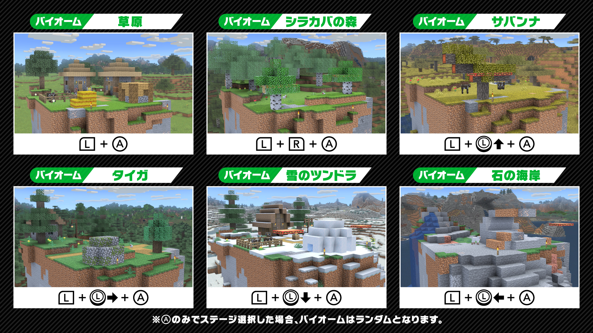 マイクラ バイオーム コマンド