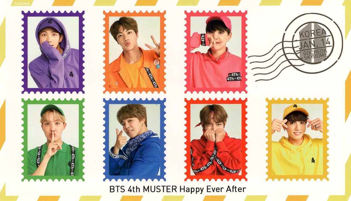 comma_bts's tweet photo. [scan] 한국/일본 팬미팅 Happy Ever After 아미부스 특전
KOREA/JAPAN FANMEETING armybooth gift

SEOUL 1DAY, 2DAY
YOKOHAMA 1DAY, 2DAY, 3DAY, 4DAY
OSAKA 1DAY, 2DAY

#방탄소년단 #BTS @BTS_twt https://t.co/INpQVFYkfm
