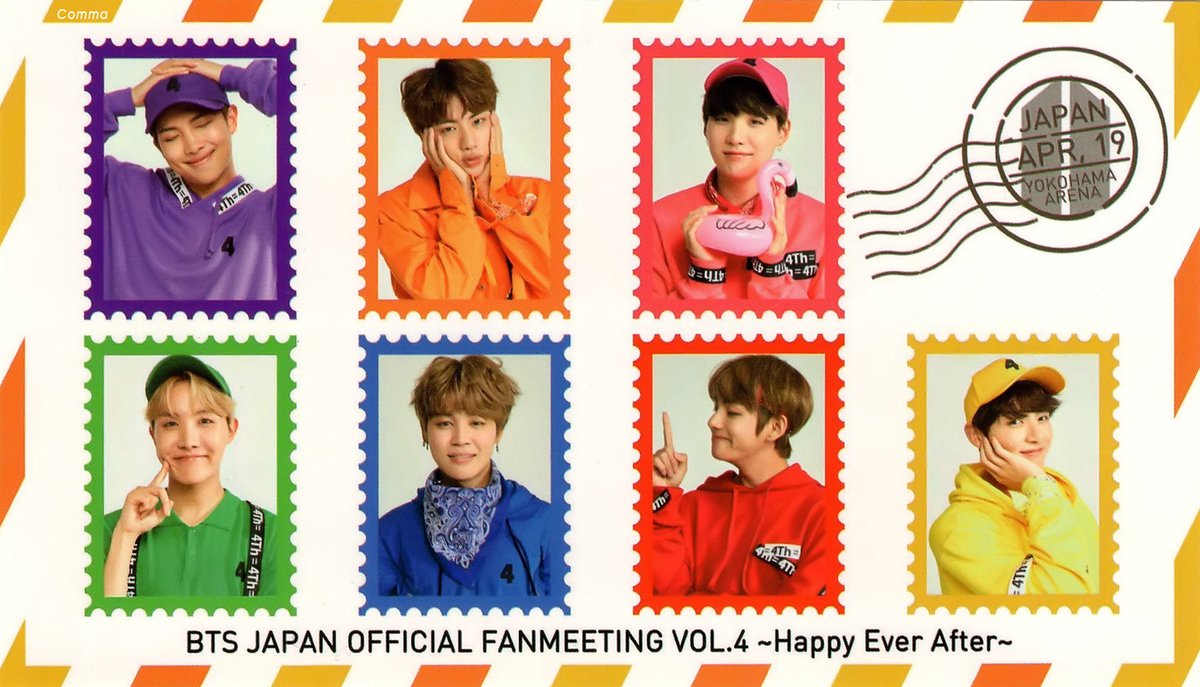 comma_bts's tweet photo. [scan] 한국/일본 팬미팅 Happy Ever After 아미부스 특전
KOREA/JAPAN FANMEETING armybooth gift

SEOUL 1DAY, 2DAY
YOKOHAMA 1DAY, 2DAY, 3DAY, 4DAY
OSAKA 1DAY, 2DAY

#방탄소년단 #BTS @BTS_twt https://t.co/INpQVFYkfm