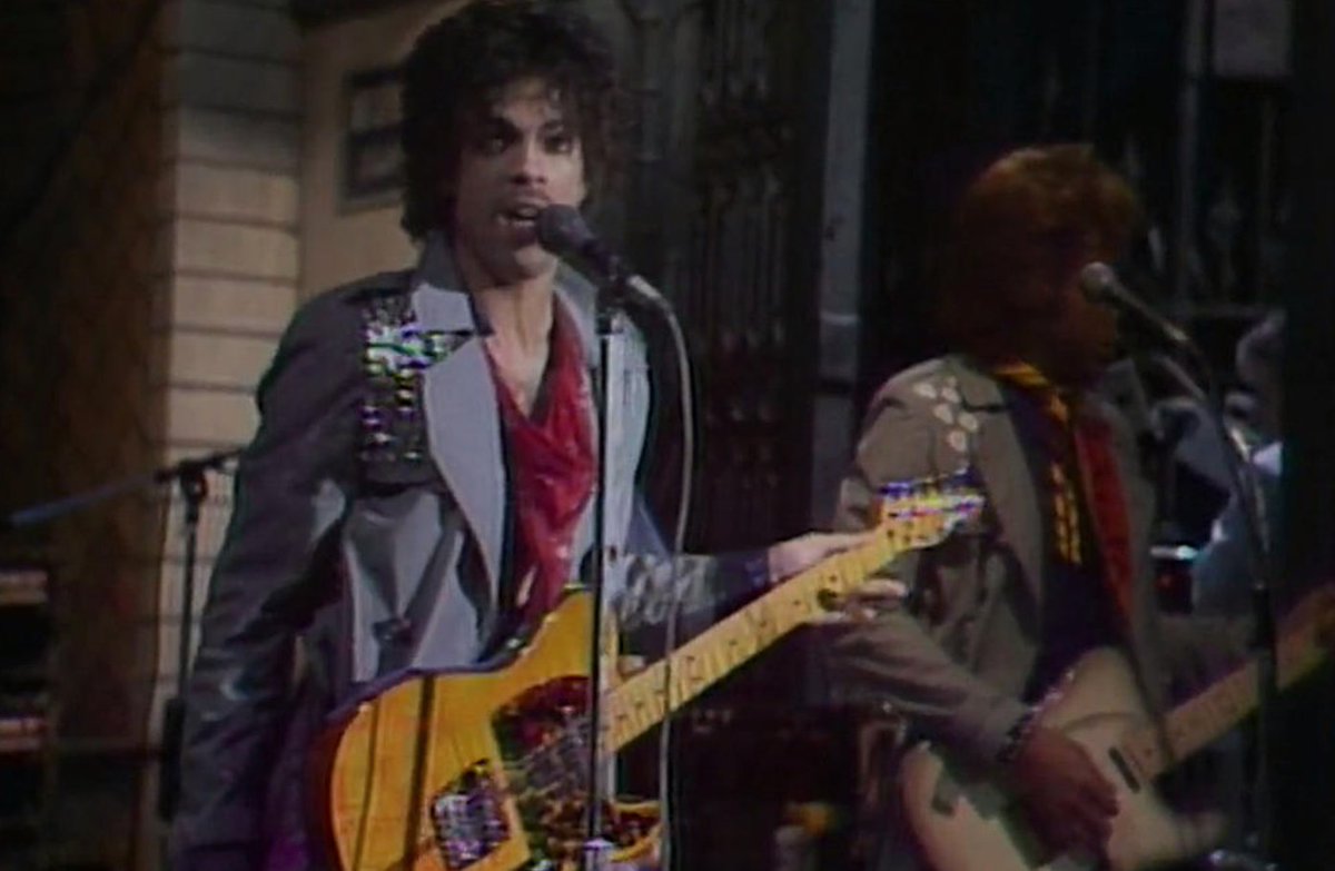 Bobby Z., André Cymone, Dez Dickerson, Matt Fink + Lisa Coleman appeared alongside Prince on the show.It was believed that Prince might've cursed on live TV as the lyrics include the line: "fighting war is such a f***in' bore" but he censored himself to sing 'freakin' instead.