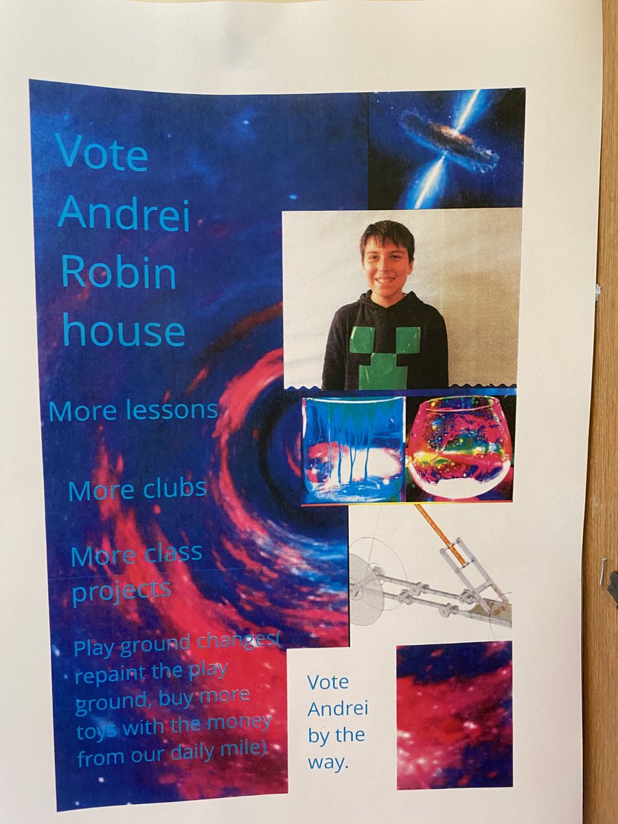 Our new Houses, chosen by the children, are Wren, Robin and Sparrow.