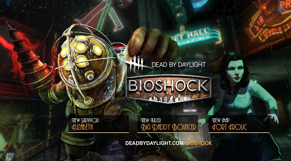  #DeadbyDaylight x  #BioShock This chapter would definitely become a fan favourite and would push Bioshock out to people who aren't familiar with it. The Big Daddy is iconic and Rapture is beautiful. #DbD  #dbd募集  #DBD晒し  #DbDConcept  #DeadbyDaylightConcept