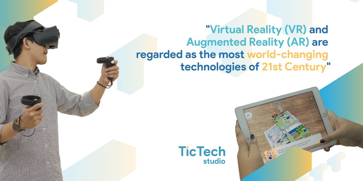 Have you got experience with augmented reality or virtual reality ?😉#AR #VR #technology #world #change #future