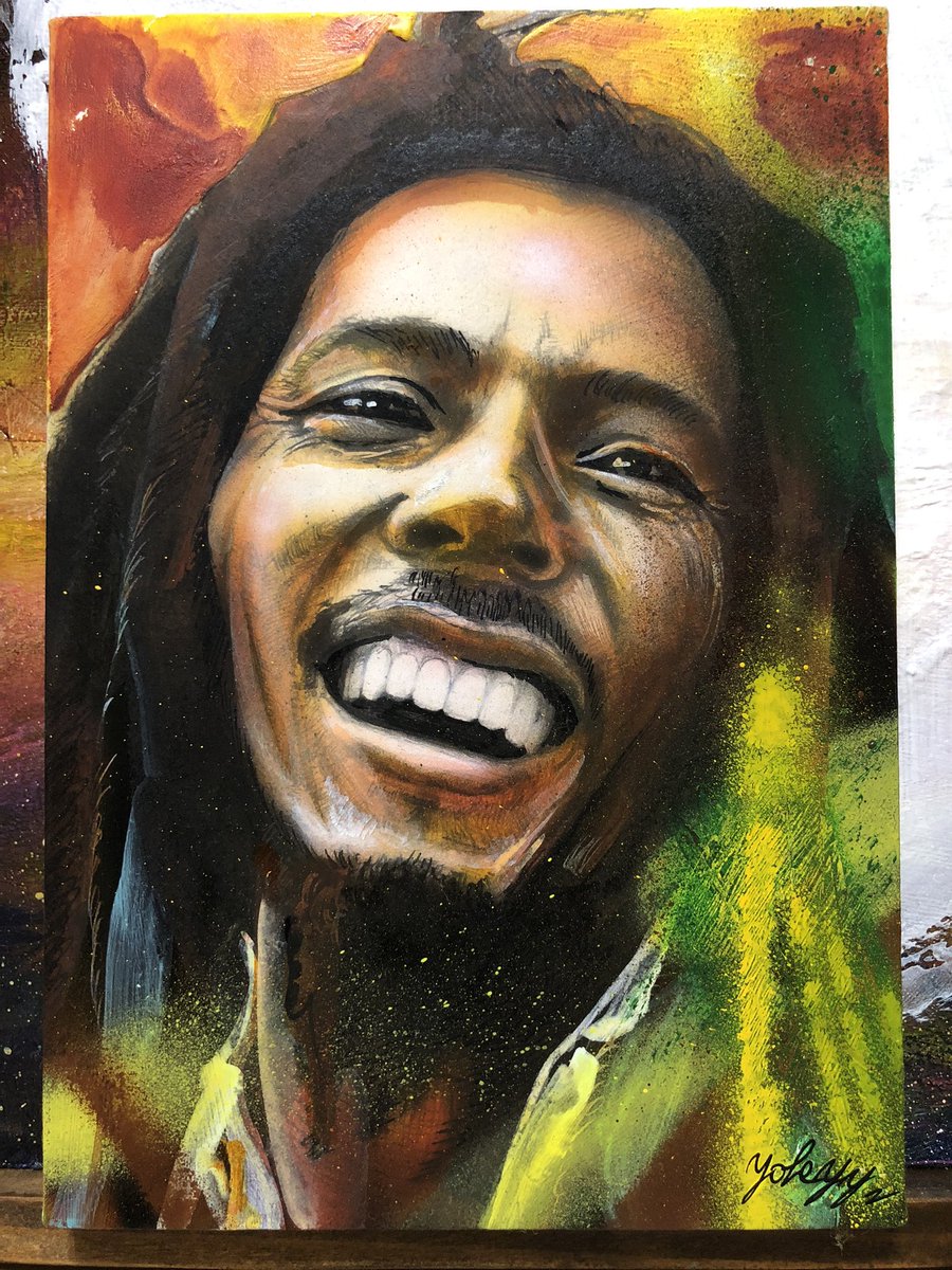 #yoheyy #milesdavis #bobmarley #smallartwork