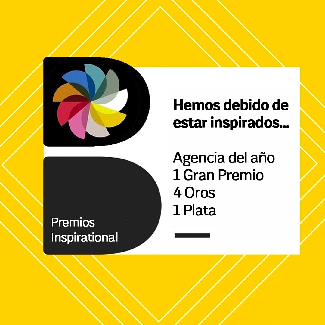 Este último año de retos lo hemos afrontado con creatividad e inspiración!
Ayer nos reconocieron en los <a href="/F_Inspirational/">Inspirational</a> como Agencia del Año💪 gracias a clientes como <a href="/audispain/">Audi España</a> <a href="/telepizza_es/">Telepizza España 🍕</a> @correos @clinica_baviera @laliga o @iberia. Enhorabuena a todo el equipo 👏