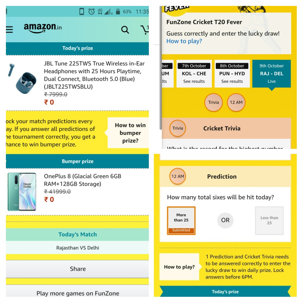 fun zone cricket t20 fever today