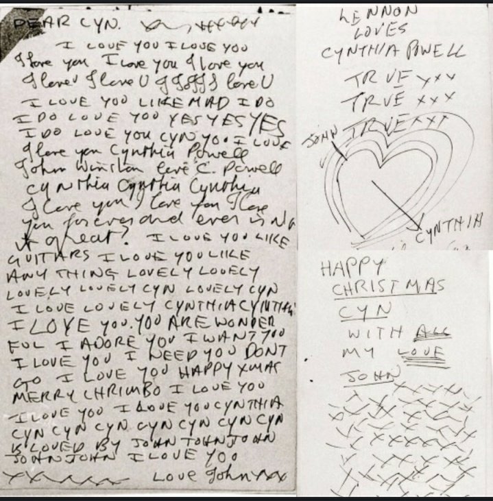 Letters from John to Cyn