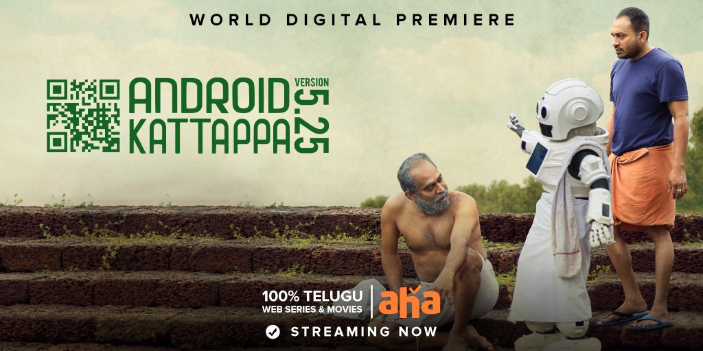 baraju_SuperHit's tweet photo. The much awaited #AndroidKattappa is now streaming in Telugu only on @ahavideoIN
Watch now ▶️ https://t.co/lYTMVZo1DR
#SurajVenjaramoodu #SoubinShahir #KendyZirdo #MeghaMathew @actorAnirudh @SanthoshTKuruv1 https://t.co/6Ry3sNmCfL