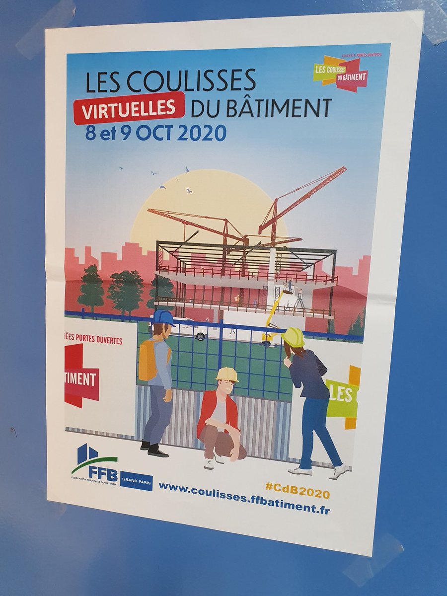 HiassineMdrancy's tweet photo. #CoulissesduBâtiment2020 #CdB2020
REPLAY ce matin: visite d'un chantier sur YouTube. Les 4ème #segpa très intéressés. Merci @FFbatiment pour les kits @FFBGrandParis @JLTuffier
@AcCreteil @saiocreteil #APECJJD #CollègeJorissen @Villededrancy #Francerelance https://t.co/sp8scwOFOL