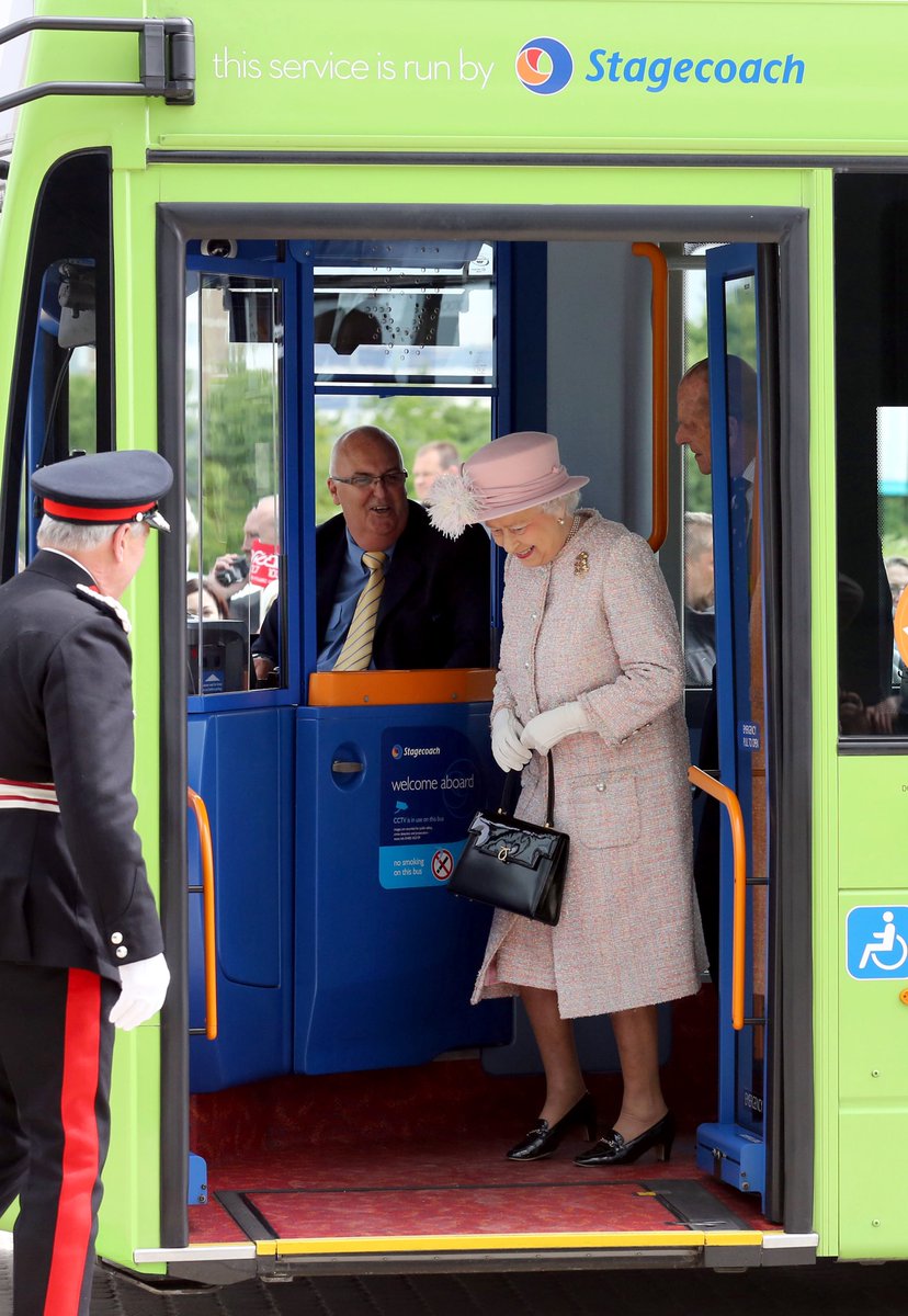 Stagecoach East (@stagecoach_east) on Twitter photo It's our 40th #birthday today! ๐๐
Here's a #Throwback to one of our best local moments... when Queen Elizabeth II and the Duke of Edinburgh took a trip on our Cambridgeshire Busway in 2013! ๐
<a href="/RoyalFamily/">The Royal Family</a> #40YearsOfStagecoach It's our 40th #birthday today! ๐๐
Here's a #Throwback to one of our best local moments... when Queen Elizabeth II and the Duke of Edinburgh took a trip on our Cambridgeshire Busway in 2013! ๐
<a href="/RoyalFamily/">The Royal Family</a> #40YearsOfStagecoach