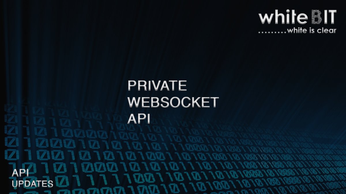 AlexeiKovalov's tweet photo. #whitebit_updates  @WhiteBit6

Be more flexible with WhiteBIT private websocket trading API.

Customize your trading systems with real time events handling. Use this API doc for more details:

https://t.co/ClHg4uBZ9G

Enjoy! https://t.co/YAv6USzCFI