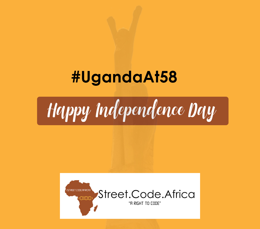 CodingAfrica's tweet image. #UgandaAt58 Happy Independence Day