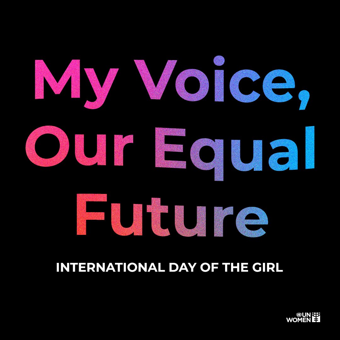 unwomenrwanda's tweet photo. Across the globe, girls are mobilizing to make the world a better and more equal place. Today, join
@UN_Women in celebrating the Int'l #DayOfTheGirl! #GenerationEquality https://t.co/IJzlYWogGV