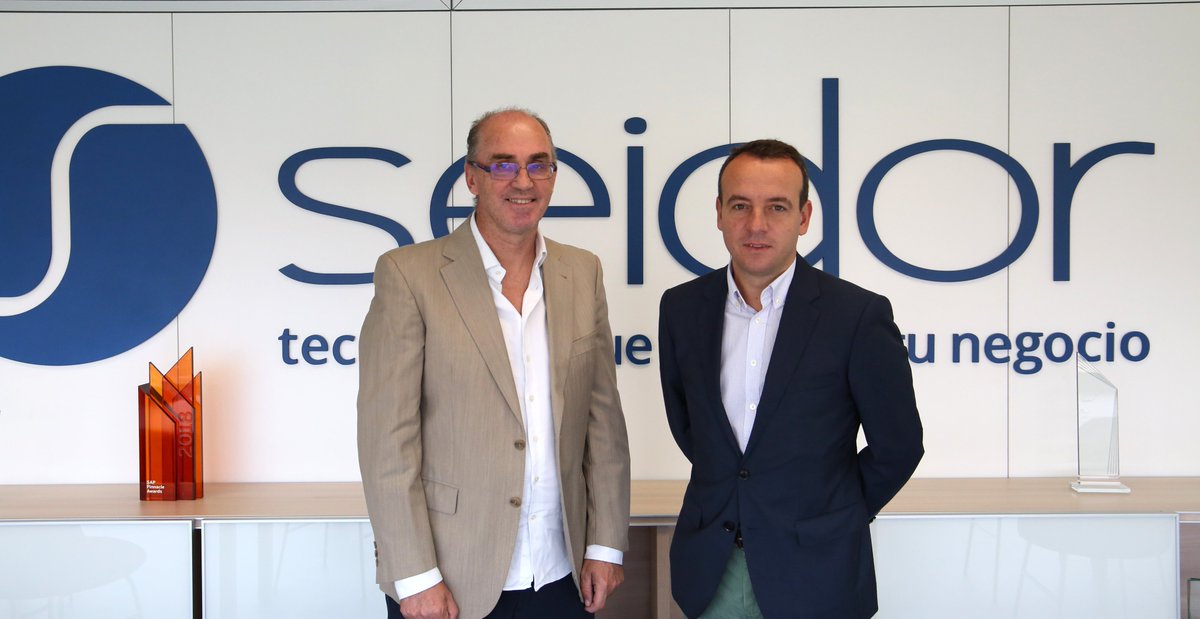seidor's tweet photo. #Pymes
@Evol6_info, colaborador de @seidor y especialistas en proyectos de #Software de ERP SAP Business One para la PYME, se integrará en nuestra compañía tras el acuerdo firmado este mes de Septiembre. Seidor sigue creciendo como consultora estratégica en el marco de las Pymes. https://t.co/UOaEGEpaFb