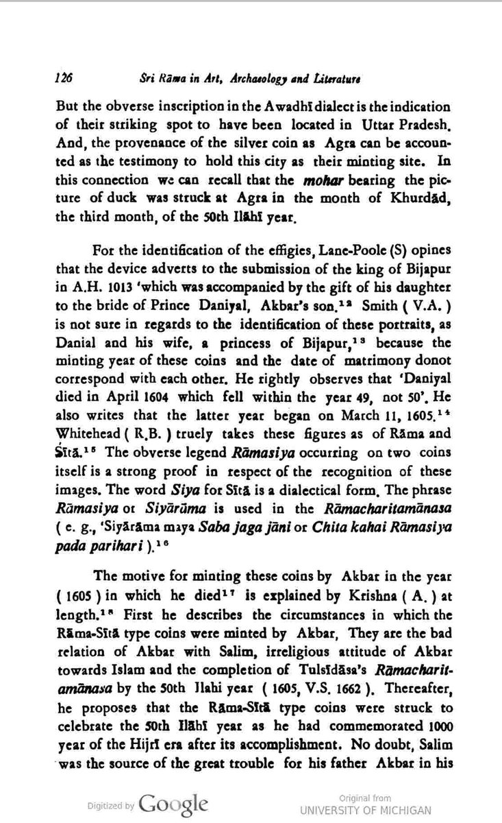 1. "The Ramayana Scenes on the Medieval Coins" in BP Sinha (ed.), Sri Rama in Art, Archaeology & Literature (Patna, 1989).[Contd.]