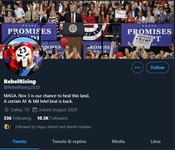 55. Mr. Hammer has been around since August on his new ban evasion account that now has 10K+ followers. Twitter's crackdown is just devastating the QAnon community.