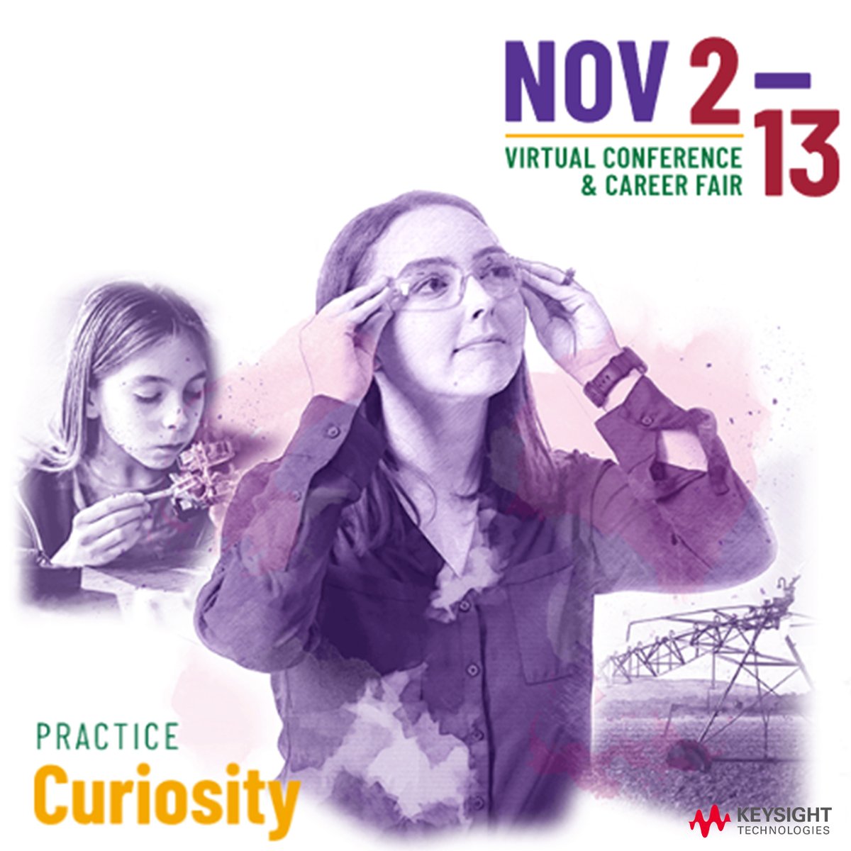 Keysightcareers's tweet image. Join us at the virtual 2020 Society of Women Engineers Annual Conference November 2-13, the world’s largest conference for women engineers! Learn about a great place to work at Keysight’s virtual career fair booth. 

jobs.keysight.com/content/we_20/… 

#KeysightWE20 #KeysightCareer