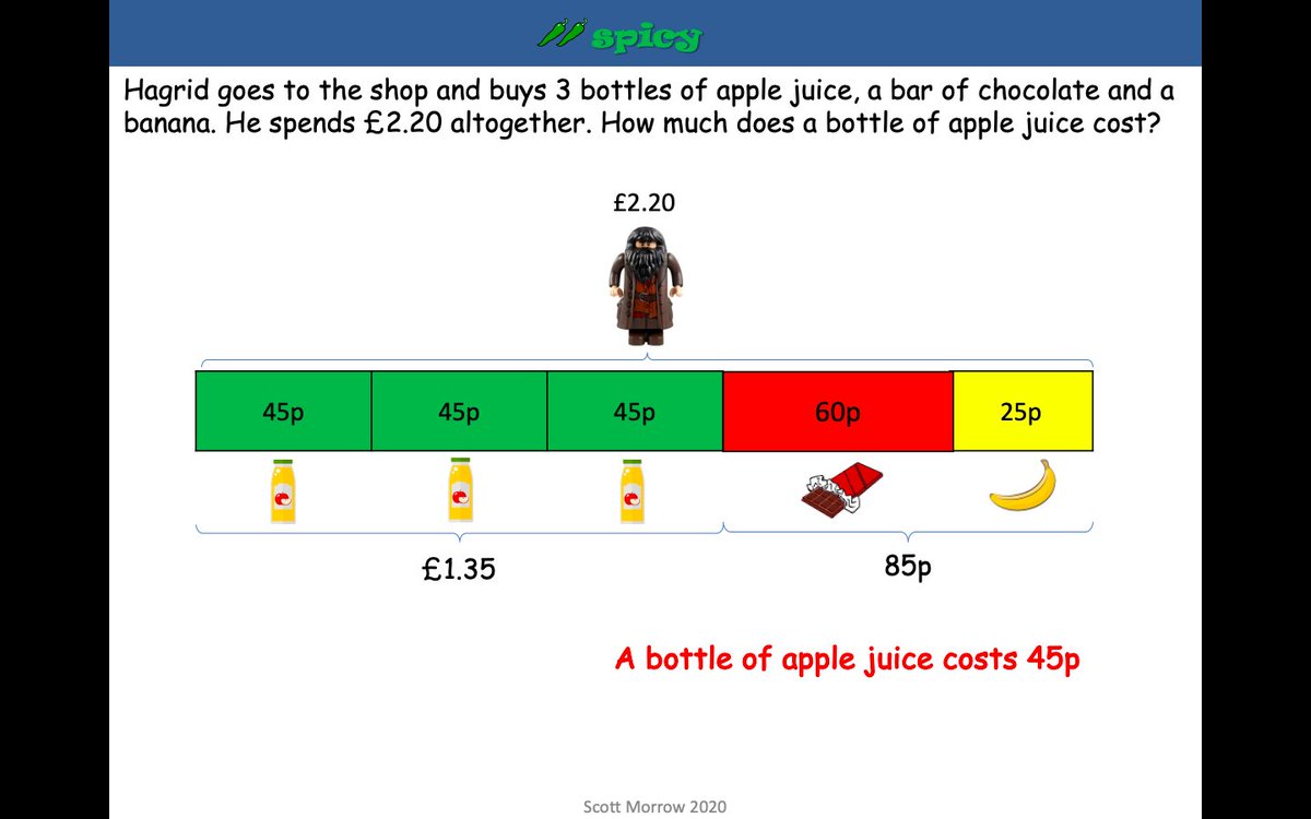 ScottMorrowSA's tweet photo. Week 6 #fridaymathschallenge mild and spicy solutions... @Annbank_PS @Barassie_PS @Dalmillingps @HolmstonPS https://t.co/hLwfIV0x4l