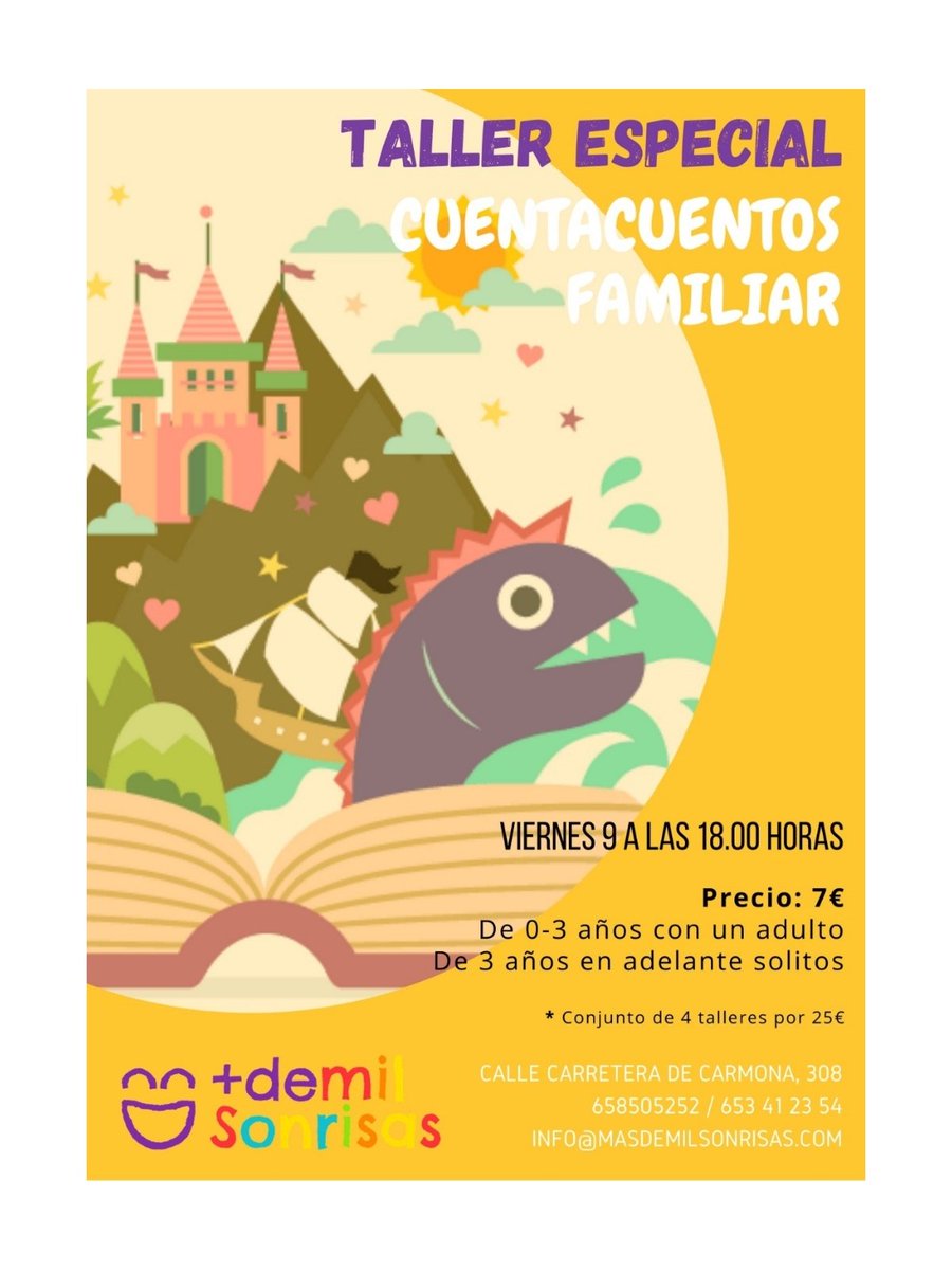 masdmilsonrisas's tweet photo. ��� ¡Hoy es el día! Taller familiar súper-especial ... ¡Cuentacuentos! 🦸#másdemilsonrisas💖 https://t.co/52rYKMtKRA