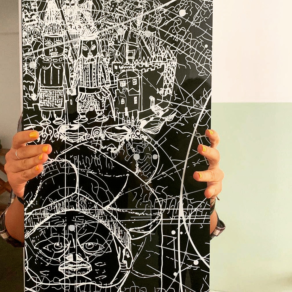 dele_adeyemo's tweet image. Super excited about the #IstanbulDesignBiennial2020 opening next week! Here's a glimpse of a section of my work, The Cosmogony of (Racial) Capitalism exploring the birth of the universe of capitalism. More soon... #testprint #architecture #design #africanart #africa #thecosmogony