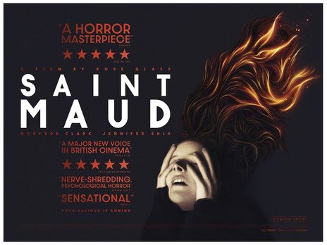 edgarwright's tweet image. Want to support British horror, independent films, first time female directors &amp;amp; CINEMA ITSELf in one fell swoop? Well if you can, mask up for the best new film of scary season; Rose Glass’ incredible SAINT MAUD. One of the best debuts I’ve seen in a long time. Out today! Go see.
