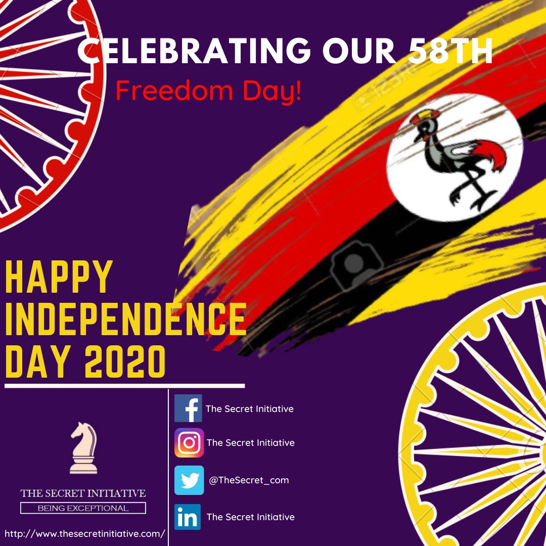 TheSecret_com's tweet photo. We are all so different, but there is one thing that unites us and it's independence. Join us here at The Secret Initiative as we celebrate Uganda's 58th Anniversary.

Happy Independence Day to you all. https://t.co/CoufCSV7dx