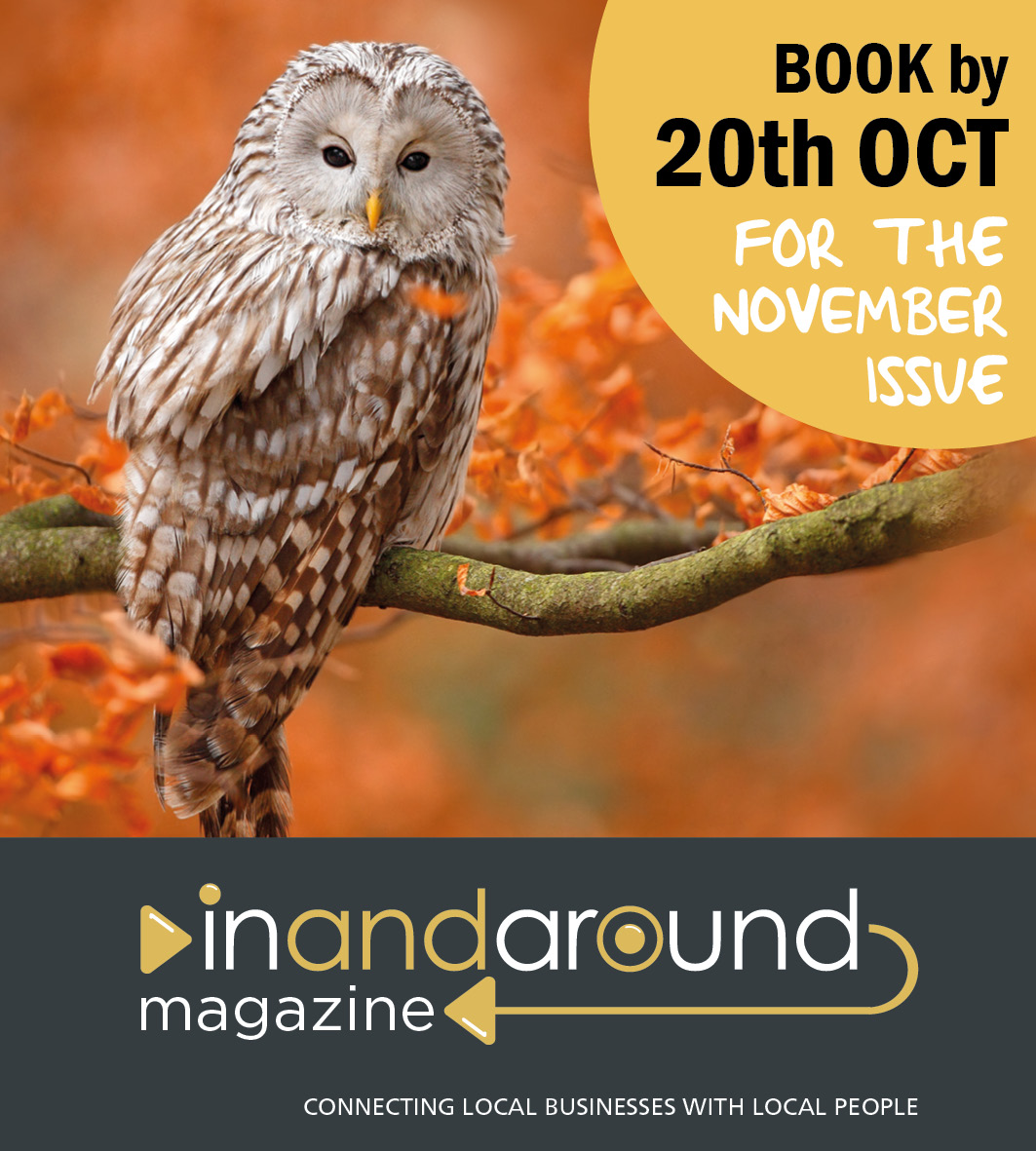 Deadline for NOVEMBER 2020 Issue - book by 20th October to feature your business in the next issue, be seen in 15,000 homes across Telford! (Reach 30,000 homes over a 2 month period).
#localmagazine #telfordmagazine #inandaroundtelford #inandaroundmagazine #telford #shropshire