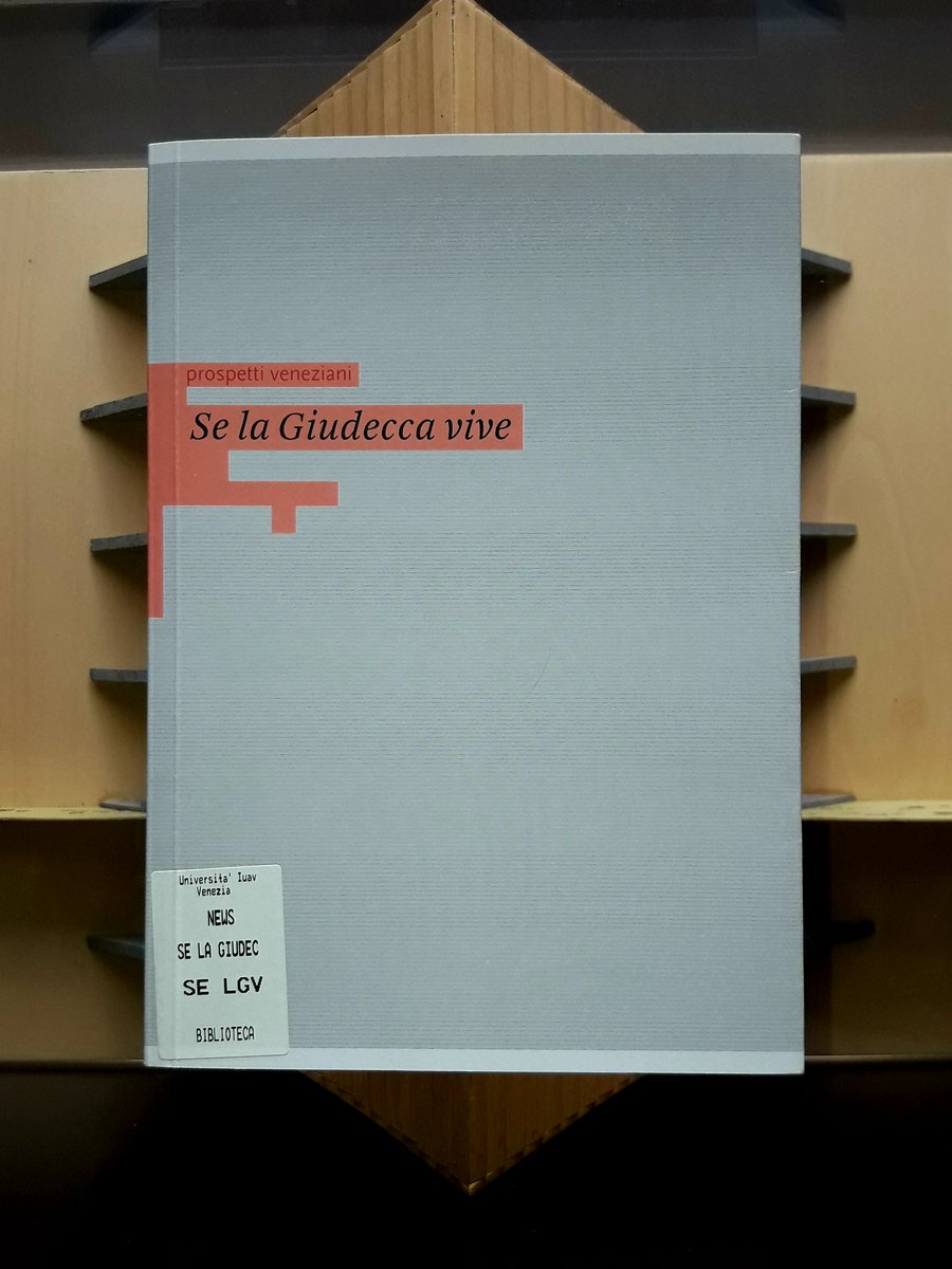 Biblioteca Iuav (@bibliotecaiuav) on Twitter photo Nel centro storico di #Venezia è possibile realizzare un progetto partecipativo e  innovativo per l'#accessibilità, smorzare il moto ondoso e ricavare energia da fonti rinnovabili.
"Se la Giudecca vive", a cura di #MaurizioPozzato <a href="/anteferma/">Anteferma</a> 2020
Lo trovi in #bibliotecaiuav Nel centro storico di #Venezia è possibile realizzare un progetto partecipativo e  innovativo per l'#accessibilità, smorzare il moto ondoso e ricavare energia da fonti rinnovabili.
"Se la Giudecca vive", a cura di #MaurizioPozzato <a href="/anteferma/">Anteferma</a> 2020
Lo trovi in #bibliotecaiuav