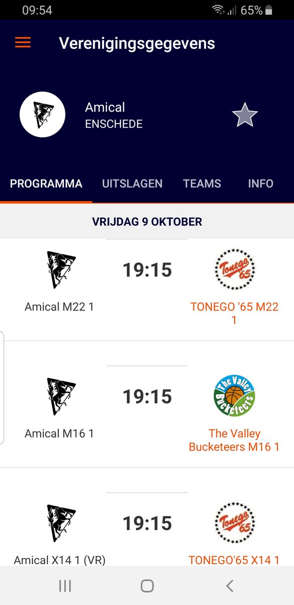 BVAmical's tweet photo. Vanavond weer wedstrijden in de #diekmanhal (wil je de wedstrijden bezoeken, lees dan eerst: https://t.co/zoMno7cgNy)
#basketbal #basketball #amical #tonego #valleybucketeers #twentebuzzards https://t.co/VuJNeiDVun