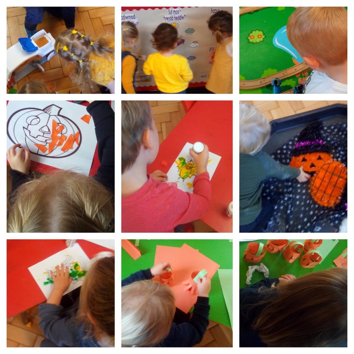 CBeddau's tweet photo. Hwyl a sbri yn y Cylch wythnos yma 🎃💛
Lots of fun in Cylch this week 🎃💛 #pwmpen https://t.co/iZ5FOvumoB